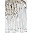 Urban Classic Sydney 6-Light Metal Royal Cut Flush Mount in Polished Nickel