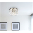 Urban Classic Sydney 8-Light Metal Royal Cut Flush Mount in Matte Black