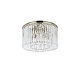 Urban Classic Sydney 8-Light Metal Royal Cut Flush Mount in Matte Black