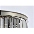 Urban Classic Sydney 8-Light Metal Royal Cut Flush Mount in Matte Black Finish