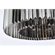 Urban Classic Sydney 8-Light Metal Royal Cut Flush Mount - Matte Black Finish