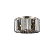 Urban Classic Sydney 8-Light Metal Royal Cut Flush Mount - Polished Nickel