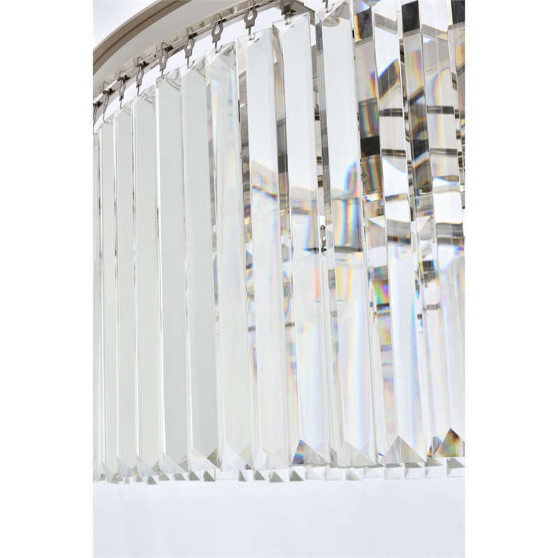 Urban Classic Sydney 10-Light Metal Royal Cut Flush Mount - Matte Black