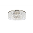 Urban Classic Sydney 10-Light Metal Royal Cut Flush Mount - Matte Black