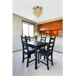 Urban Classic Sydney 9-Light Metal Royal Cut Flush Mount in Matte Black