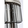 Urban Classic Sydney 9-Light Metal Royal Cut Flush Mount in Matte Black