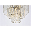 Urban Classic Sydney 9-Light Metal Royal Cut Flush Mount - Polished Nickel