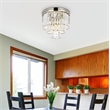 Urban Classic Sydney 9-Light Metal Royal Cut Flush Mount - Polished Nickel