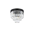 Urban Classic Sydney 9-Light Metal Royal Cut Flush Mount - Polished Nickel