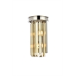 Urban Classic Sydney 2-Light Metal Royal Cut Wall Sconce in Matte Black