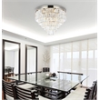Urban Classic Sydney 17-Light Metal Royal Cut Flush Mount in Matte Black