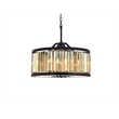 Urban Classic Chelsea 8-Light Metal Royal Cut Chandelier - Matte Black