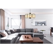 Urban Classic Chelsea 8-Light Metal Royal Cut Chandelier - Matte Black