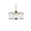 Urban Classic Chelsea 8-Light Metal Royal Cut Chandelier - Polished Nickel
