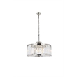 Urban Classic Chelsea 8-Light Metal Royal Cut Chandelier - Polished Nickel