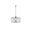 Urban Classic Chelsea 8-Light Metal Royal Cut Chandelier - Polished Nickel
