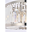 Urban Classic Chelsea 8-Light Metal Royal Cut Chandelier - Polished Nickel