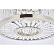 Urban Classic Chelsea 8-Light Metal Royal Cut Chandelier - Polished Nickel