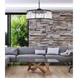 Urban Classic Chelsea 10-Light Metal Royal Cut Chandelier in Black
