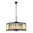Urban Classic Chelsea 10-Light Metal Royal Cut Chandelier in Black