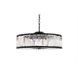 Urban Classic Chelsea 10-Light Metal Royal Cut Chandelier - Matte Black