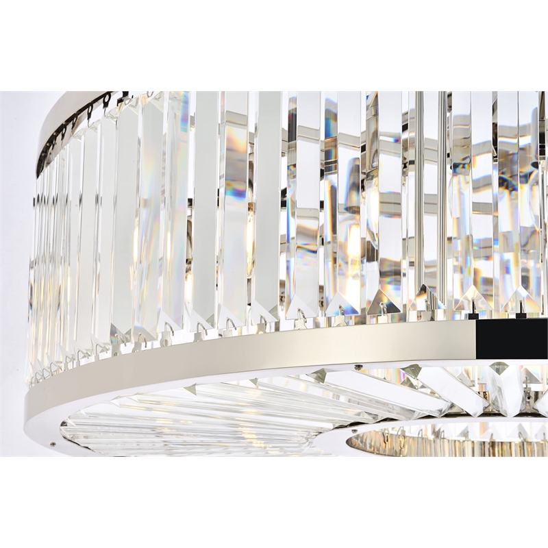 Urban Classic Chelsea 10-Light Metal Royal Cut Chandelier - Matte Black