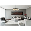 Urban Classic Chelsea 10-Light Metal Royal Cut Chandelier in Matte Black