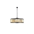 Urban Classic Chelsea 10-Light Metal Royal Cut Chandelier in Matte Black
