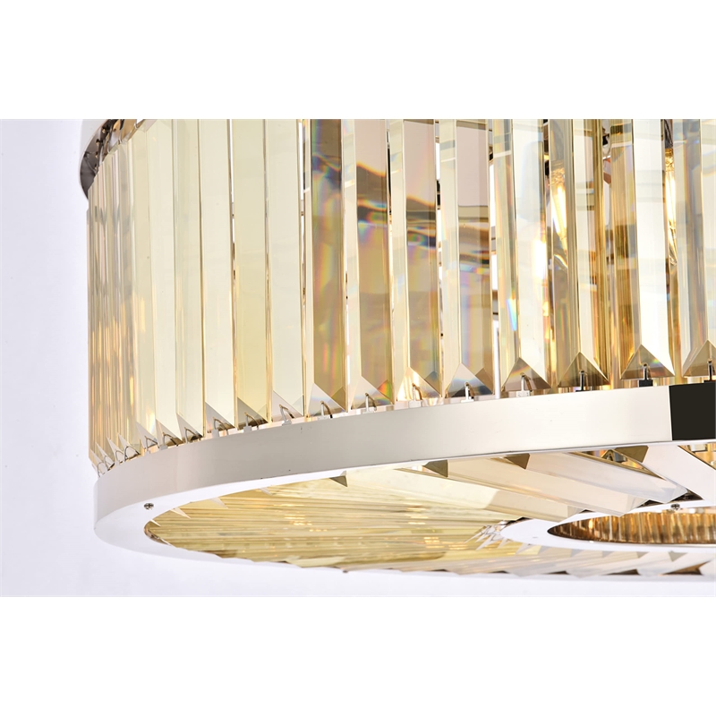 Urban Classic Chelsea 10-Light Metal Royal Cut Chandelier in Matte Black