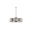 Urban Classic Chelsea 10-Light Metal Royal Cut Chandelier in Matte Black