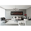 Urban Classic Chelsea 10-Light Metal Royal Cut Chandelier in Matte Black