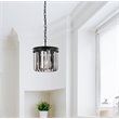 Urban Classic Sydney 3-Light Transitional Metal Royal Cut Pendant in Matte Black