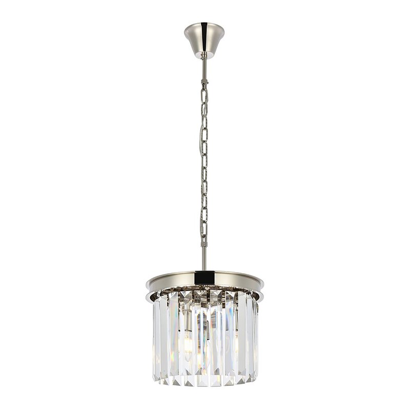 Urban Classic Sydney 3-Light Metal Royal Cut Pendant - Polished Nickel