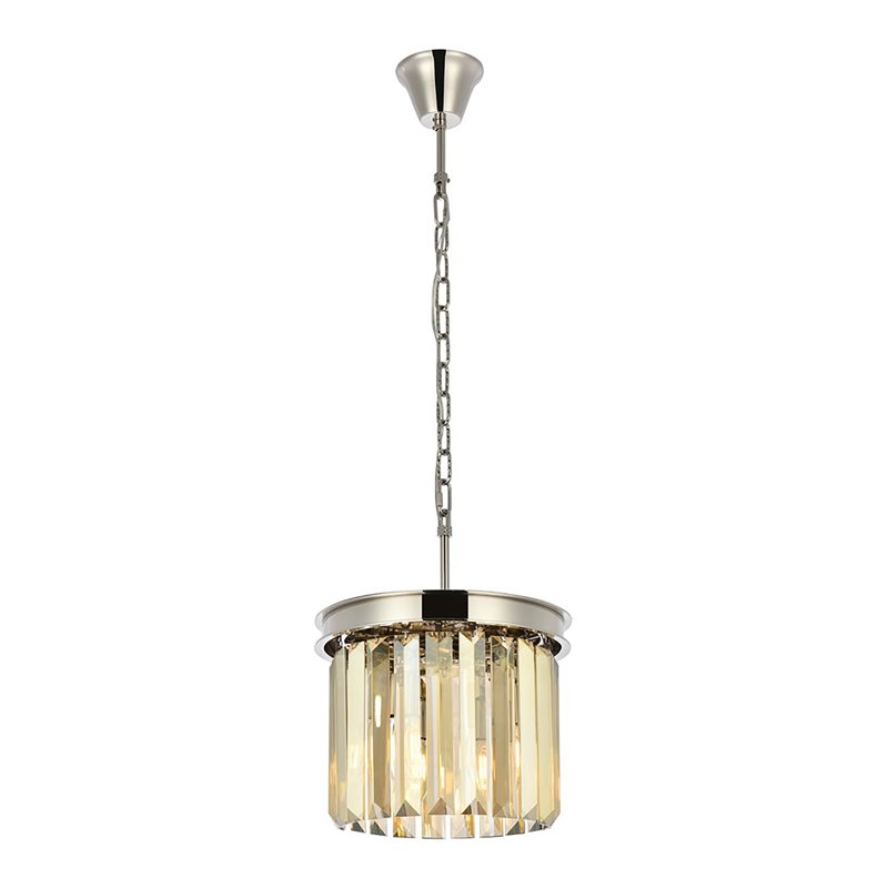 Urban Classic Sydney 3-Light Metal Royal Cut Pendant in Polished Nickel Finish