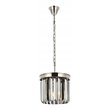 Urban Classic Sydney 3-Light Metal Royal Cut Pendant in Polished Nickel