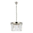 Urban Classic Sydney 3-Light Metal Royal Cut Pendant in Polished Nickel