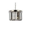 Urban Classic Sydney 3-Light Metal Royal Cut Pendant in Polished Nickel