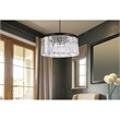 Urban Classic Sydney 8-Light Metal Royal Cut Chandelier in Black