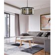 Urban Classic Sydney 8-Light Metal Royal Cut Chandelier in Matte Black