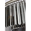 Urban Classic Sydney 10-Light Metal Royal Cut Flush Mount in Polished Nickel