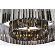 Urban Classic Sydney 10-Light Metal Royal Cut Flush Mount in Polished Nickel