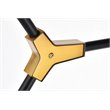 Urban Classic Cavoli 5-Light Metal Pendant in Light Antique Brass/Matte Black