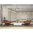 Urban Classic Cavoli 7-Light Metal Pendant in Light Antique Brass/Matte Black