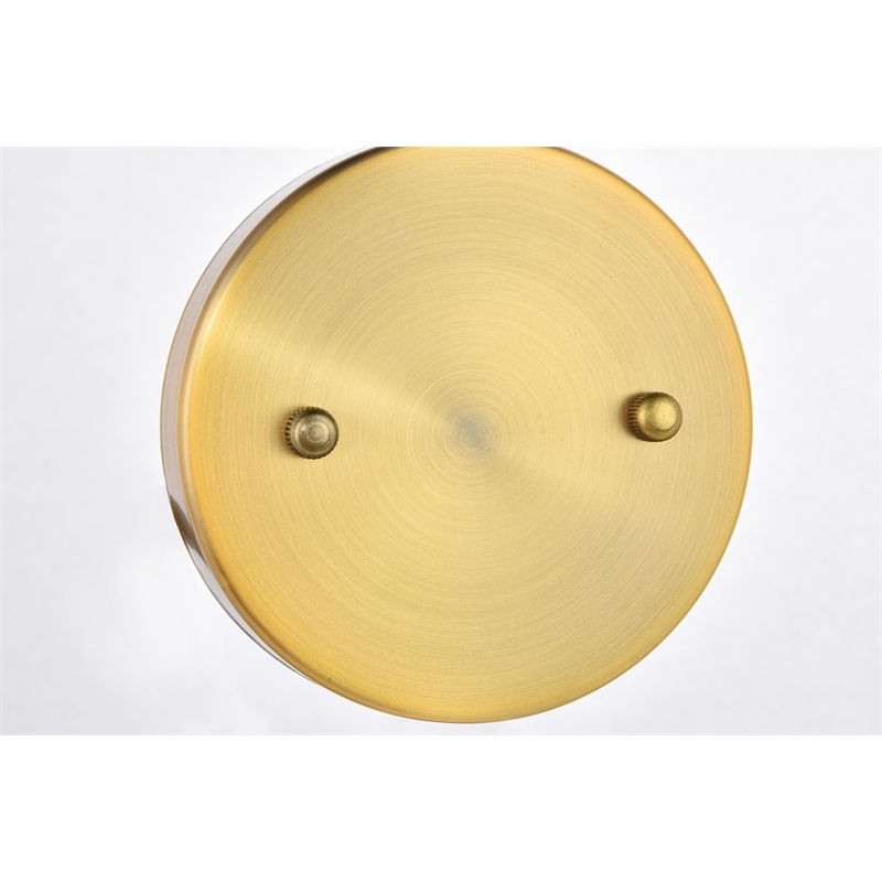 Urban Classic Cavoli 2 Light in Light Antique Brass and Flat Black Wall Sconce