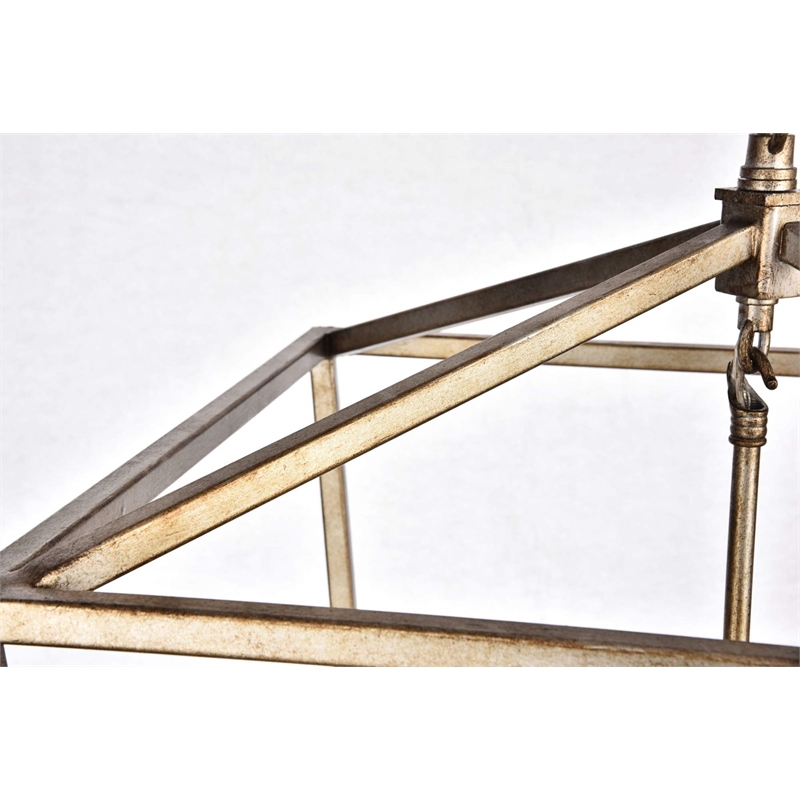 Living District Maddox 4-Light Transitional Metal Pendant in Black