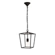 Living District Maddox 1-Light Transitional Metal Pendant in Black