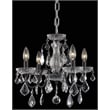 Living District Calista 4-Light Transitional Metal Pendant in Dark Bronze