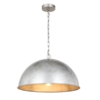 Living District Merce 1-Light Transitional Metal Pendant in Vintage Black