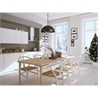 Living District Merce 1-Light Transitional Metal Pendant in Manual Brass