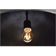 Living District Merce 1-Light Transitional Metal Pendant in Manual Brass